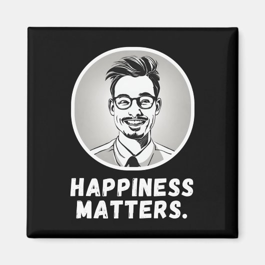 Verspreid de typografie van Joy Happiness met Vect Magneet (Voorkant)