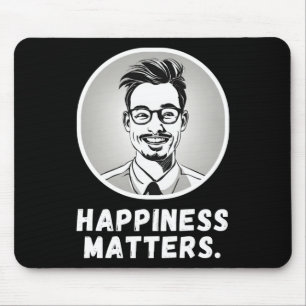 Verspreid de typografie van Joy Happiness met Vect Muismat