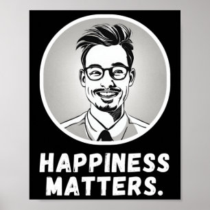 Verspreid de typografie van Joy Happiness met Vect Poster
