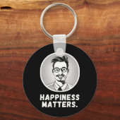 Verspreid de typografie van Joy Happiness met Vect Sleutelhanger (Voorkant)