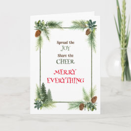 Verspreid de vreugde feestdagen kaart