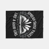 Verspreid die pagina's als een goed meisje fleece deken (Voorkant (Horizontaal))