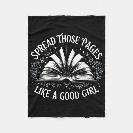 Verspreid die pagina's als een goed meisje fleece deken (Voorkant)