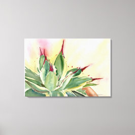 Verspreid dwergagave canvas afdruk