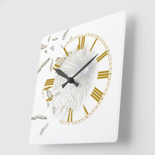 Verspreid effect vierkante klok (Hoek)