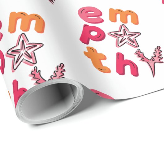 Verspreid empathie voor de Oceanen Cadeaupapier (Rol Hoek)