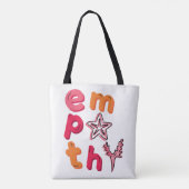 Verspreid empathie voor de Oceanen Tote Bag (Achterkant)