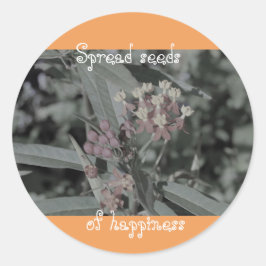 Verspreid gelukszaden stickers
