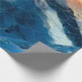 Verspreid glas cadeaupapier (Hoek)