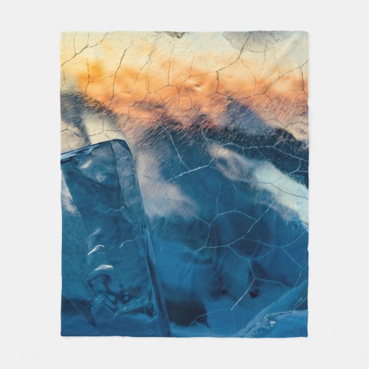 Verspreid glas fleece deken (Voorkant)