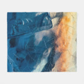 Verspreid glas fleece deken (Voorkant (Horizontaal))
