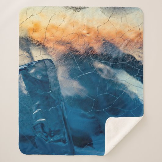 Verspreid glas sherpa deken (Voorkant)