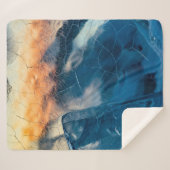 Verspreid glas sherpa deken (Voorkant (horizontaal))