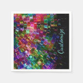 Verspreid glas Spiral Napkins Servet (Voorkant)