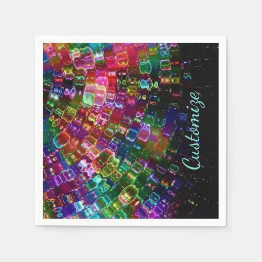 Verspreid glas Spiral Napkins Servet (Voorkant)