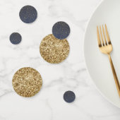 Verspreid Gold Navy Blue Stars Confetti (Groep)