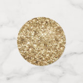 Verspreid Gold Navy Blue Stars Confetti (Kleine voorkant)