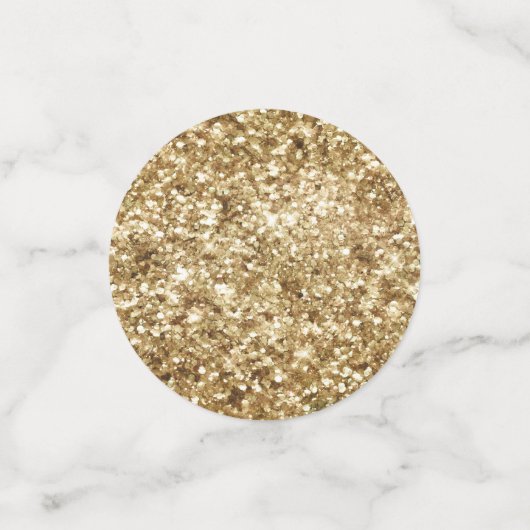 Verspreid Gold Navy Blue Stars Confetti (Kleine voorkant)