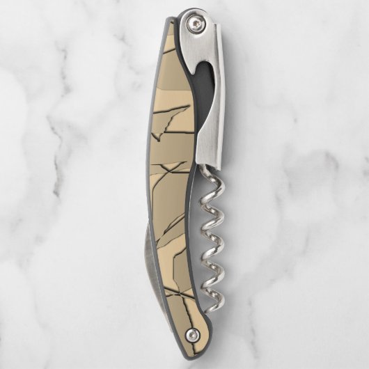 Verspreid goud kurkentrekker (Achterkant)