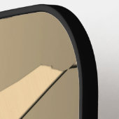 Verspreid goud pickleball paddle (Links Detail)