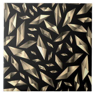 Verspreid goud tegeltje