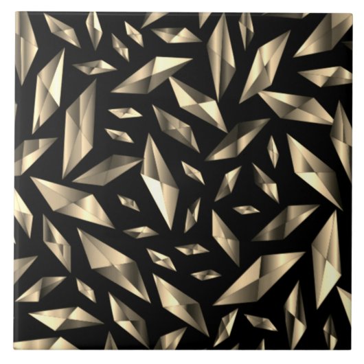 Verspreid goud tegeltje (Voorkant)