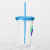 Verspreid hart acryl drinkbeker (Rechts)