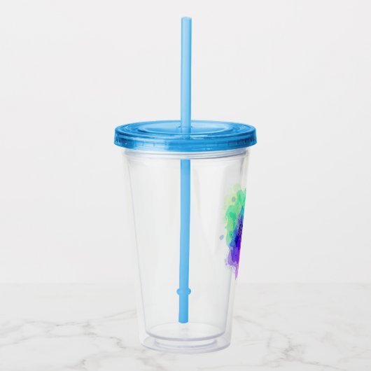 Verspreid hart acryl drinkbeker (Rechts)