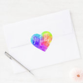 "Verspreid hart" Hart Sticker (Envelop)
