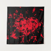 Verspreid hart wandkleed (Voorkant)