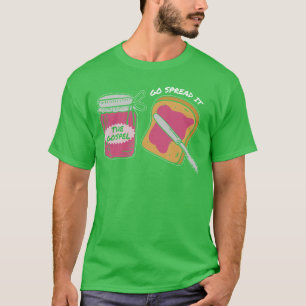 Verspreid het evangelie Funny Bible-vers vrienden T-shirt