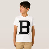 Verspreid het Initiaal Letter B Black Sweatshirt (Voorkant volledig)