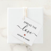 Verspreid het Label Love, Wedding Gift Label, Terr (In situ)