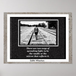 Verspreid het licht - Art Poster