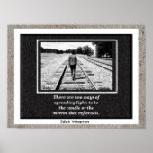 Verspreid het licht - Kunstposter Poster (Voorkant)