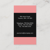 Verspreid het uit! ~ Monogram Visitekaartje (Achterkant)