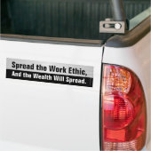 Verspreid het werk van de Republikeinse economie m Bumpersticker (Op Truck)