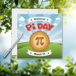 Verspreid het Woord Pi Dag Kaart