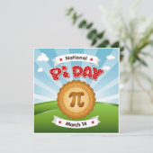 Verspreid het Woord Pi Dag Kaart (Staand voorkant)