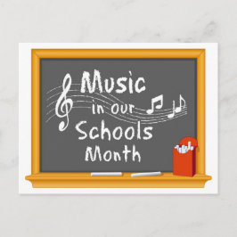 Verspreid het Word Music Concert Briefkaart