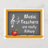 Verspreid het Word Music Concert Briefkaart (Voorkant)