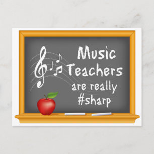 Verspreid het Word Music Concert Briefkaart