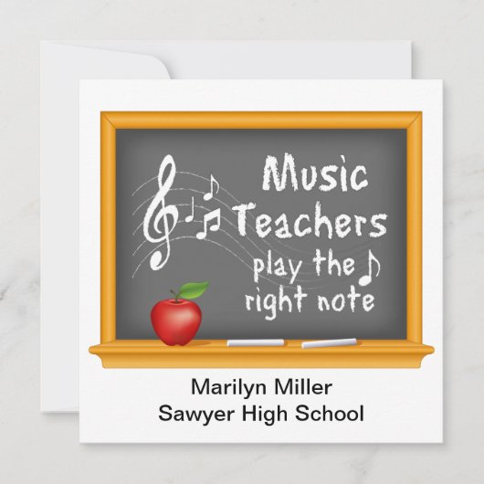 Verspreid het Word Music Concert Kaart (Voorkant)