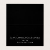 Verspreid huis, wijziging adreskaart visitekaartje (Binnenkant ongevouwen)