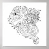 Verspreid in de Stars Tiger-kleurpagina Poster (Voorkant)