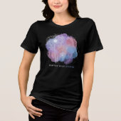 Verspreid Je Dromen - Esthetische Pastel Paardenbl Tri-Blend Shirt (Voorkant)