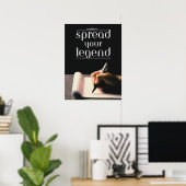 Verspreid je legende poster (Thuiskantoor)