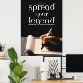 Verspreid je legende poster (Thuiskantoor)