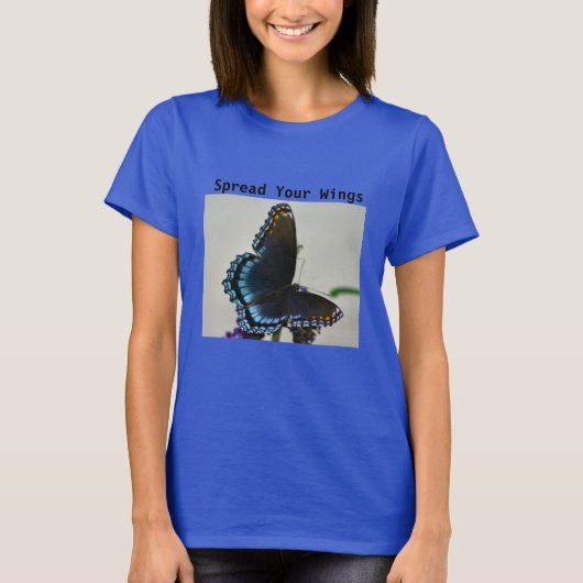 Verspreid je T-shirt met Wings (Voorkant)