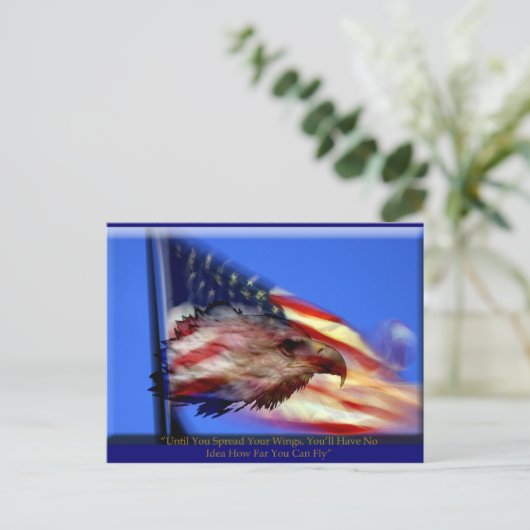 Verspreid je vleugels Briefkaart (Staand voorkant)